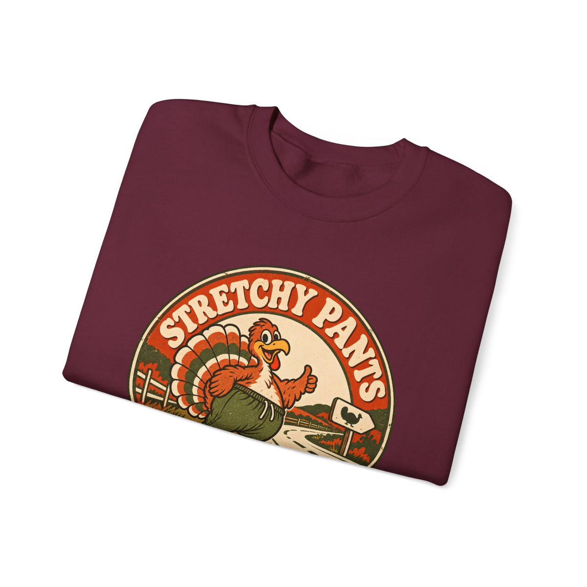 Custom Stretchy Pants Family Thanksgiving Sweatshirt