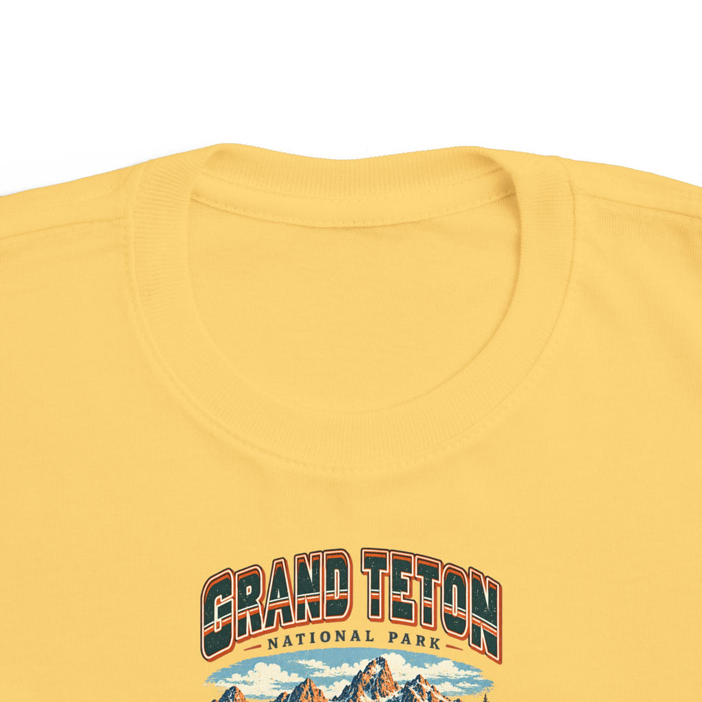 Custom Toddler Grand Teton National Park Vintage Moose Shirt