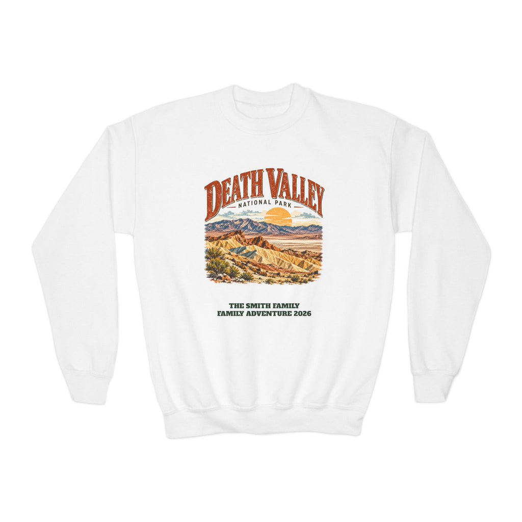 Custom Kids Death Valley National Park Sweatshirt
