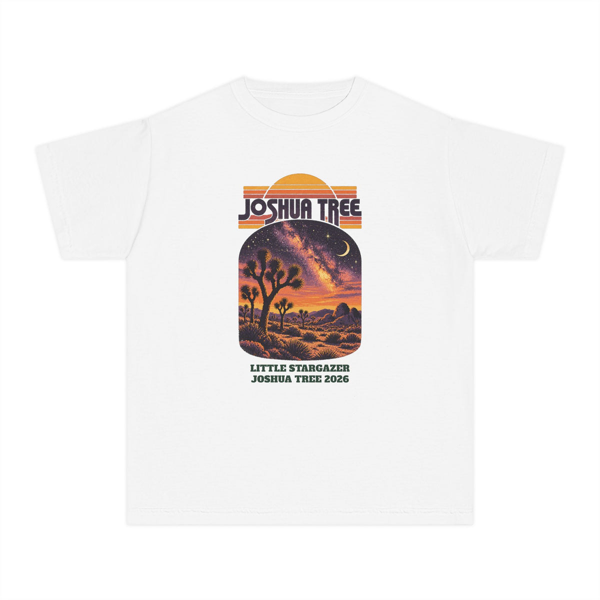 Custom Kids Joshua Tree National Park Night Sky Shirt