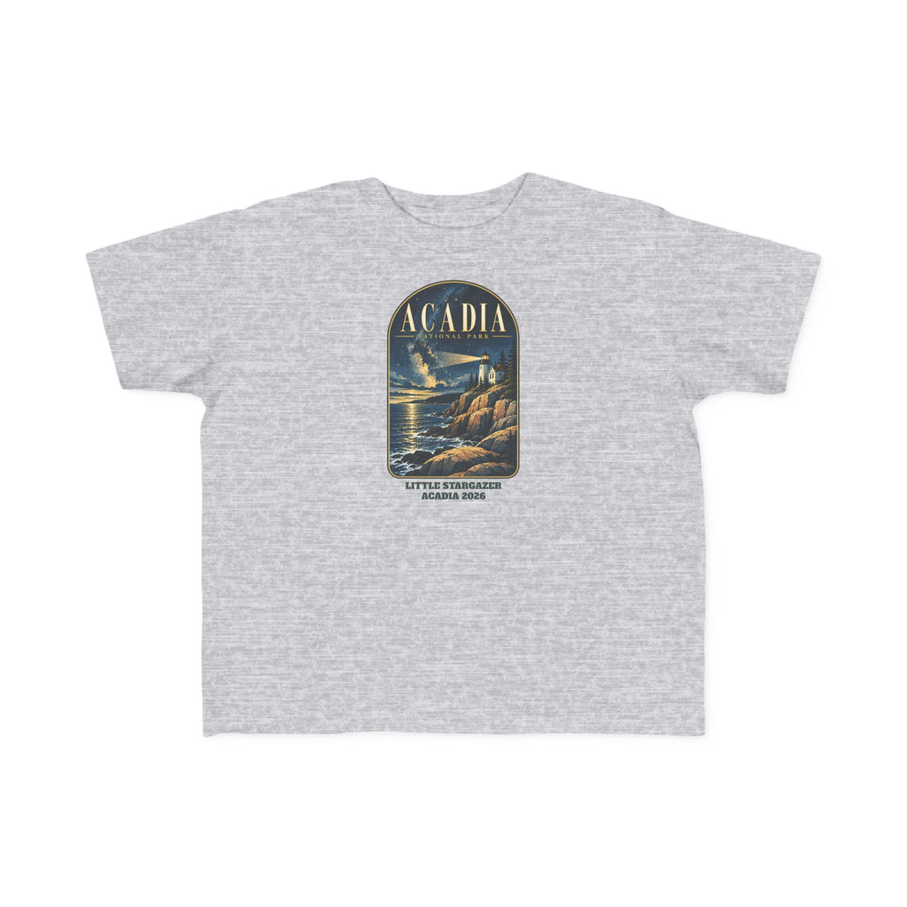 Custom Toddler Acadia National Park Lighthouse Night Sky Shirt