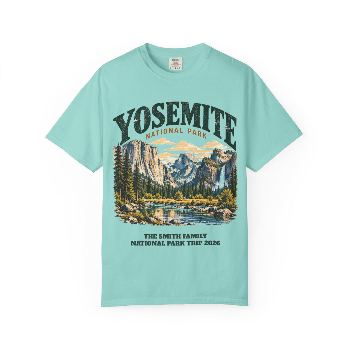 Custom Yosemite National Park Family Trip Shirt