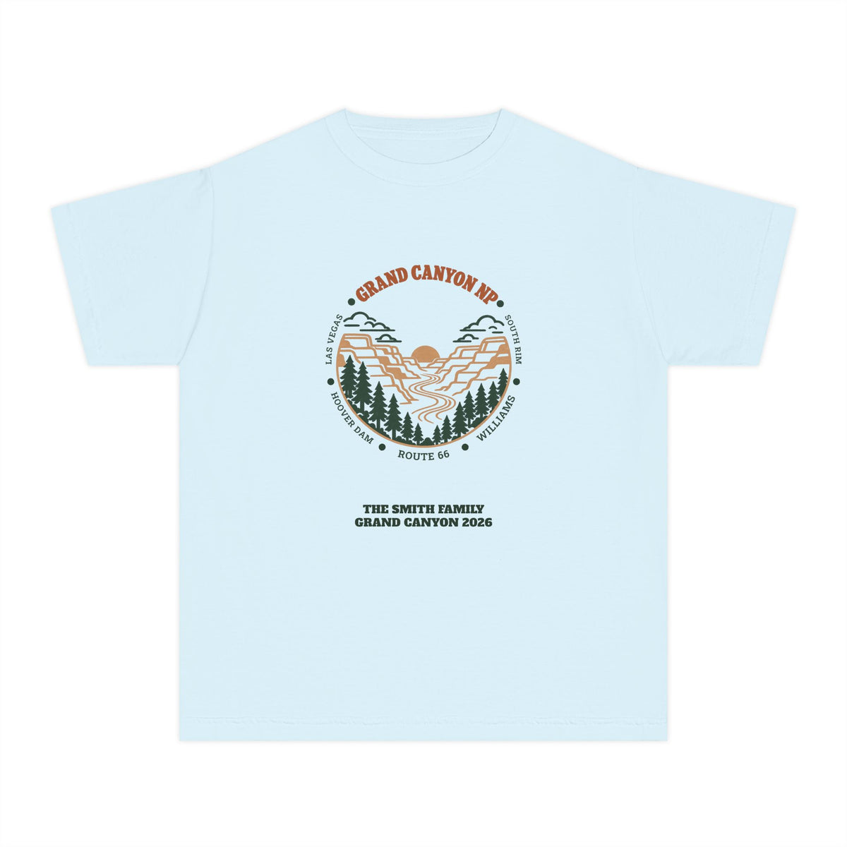 Custom Kids Grand Canyon Road Trip Shirt