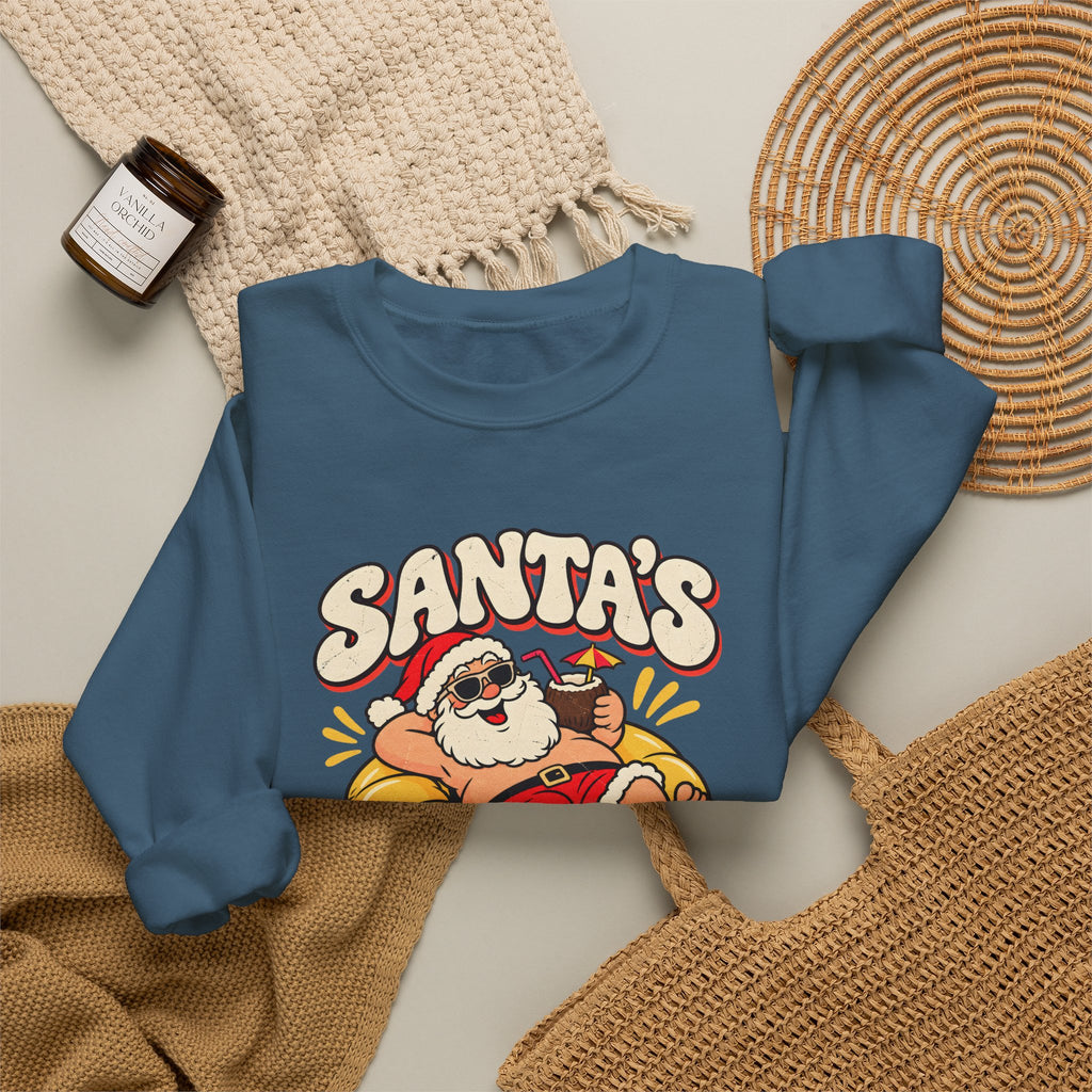 Custom Santa's Out Of Office Christmas Sweatshirt