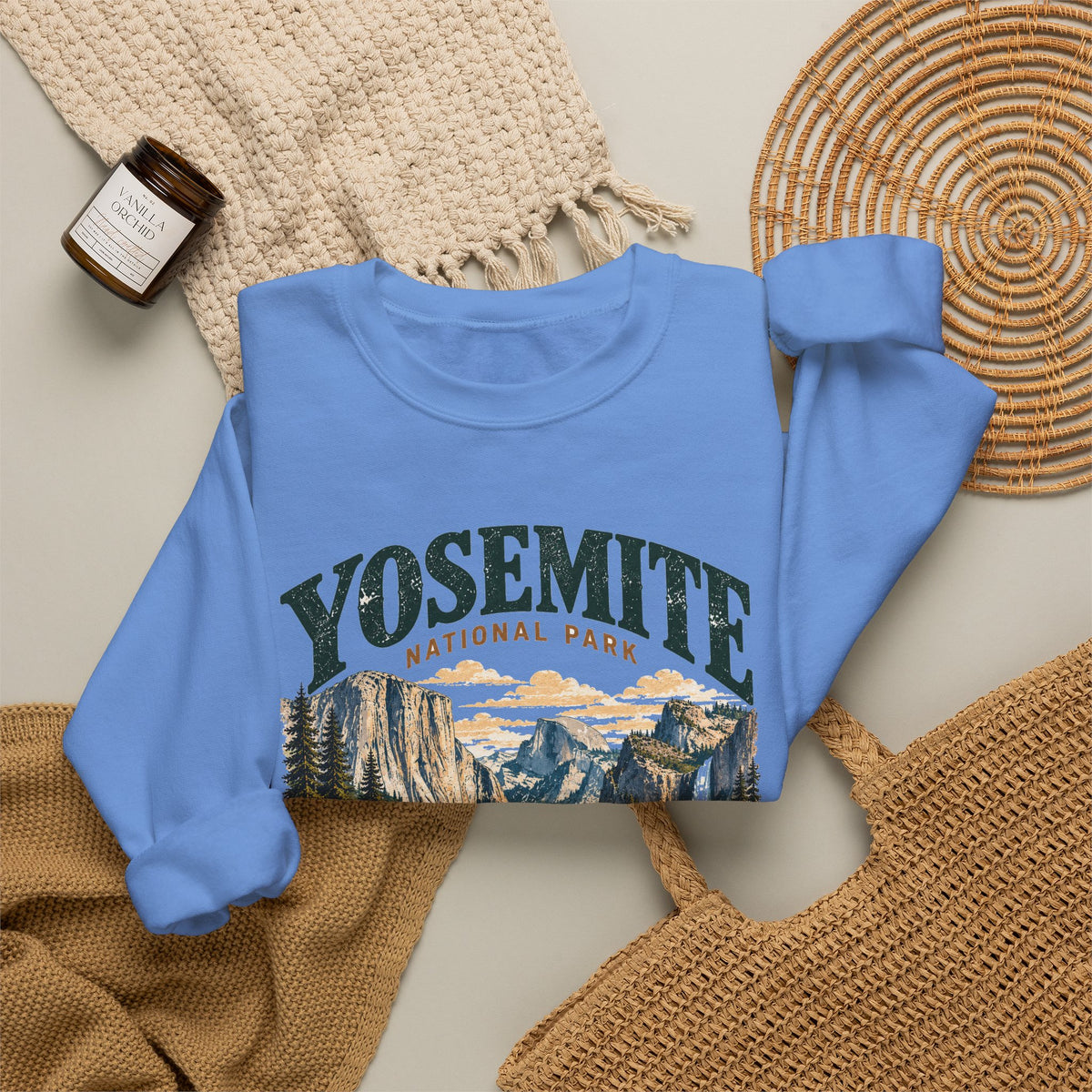 Custom Yosemite National Park Family Trip Sweatshirt