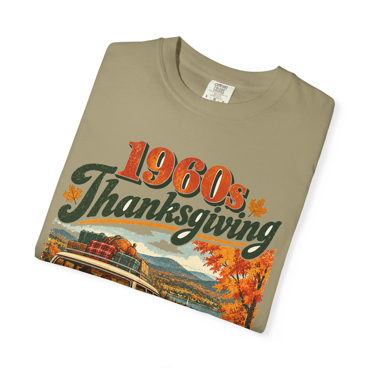Custom 1960s Thanksgiving Family Road Trip Shirt
