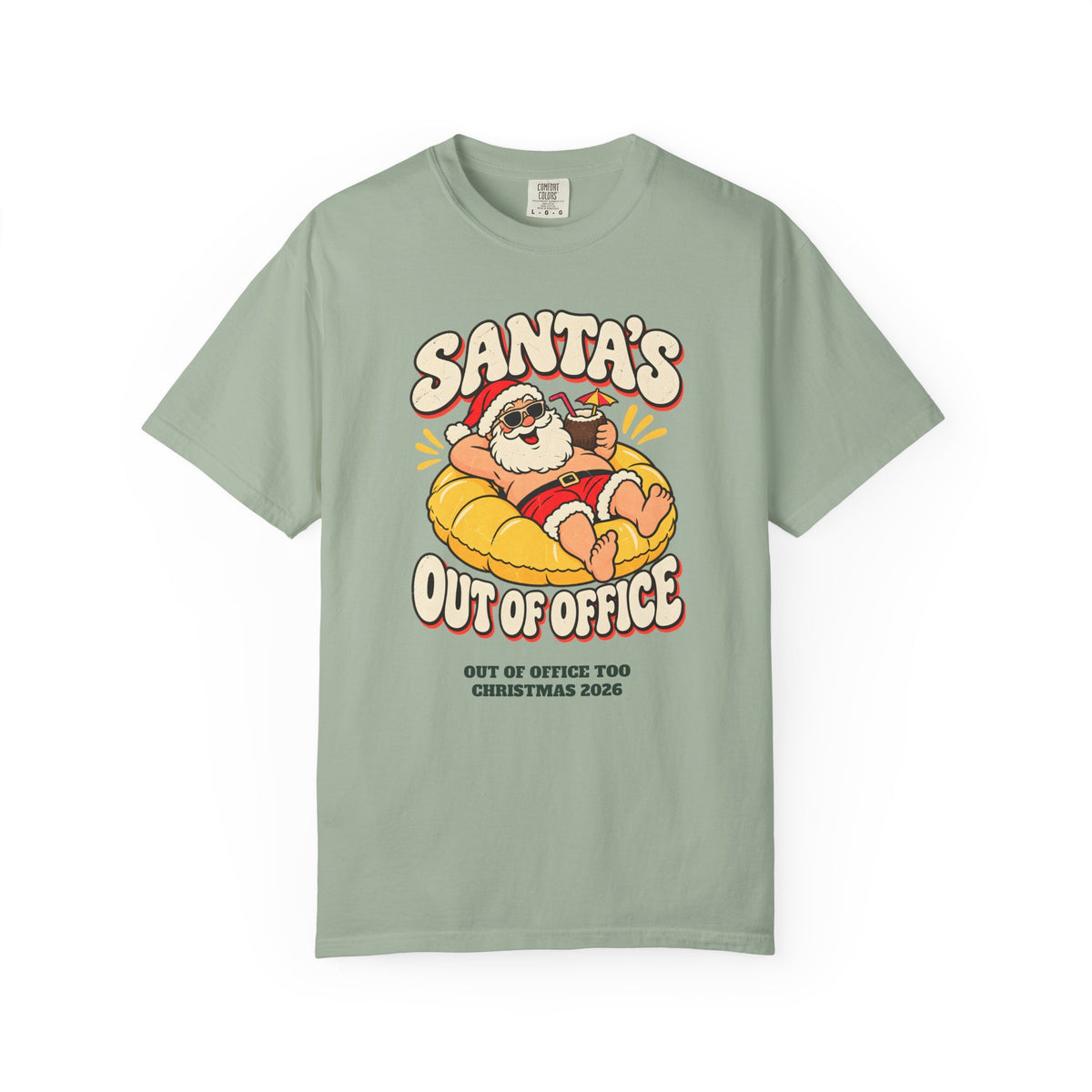 Custom Santa's Out Of Office Christmas Shirt