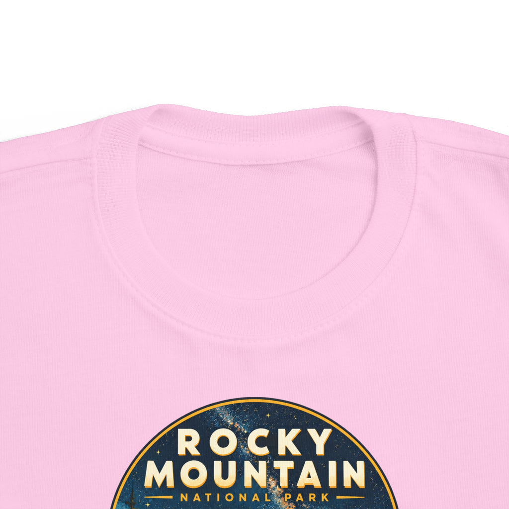 Custom Toddler Rocky Mountain National Park Night Sky Shirt