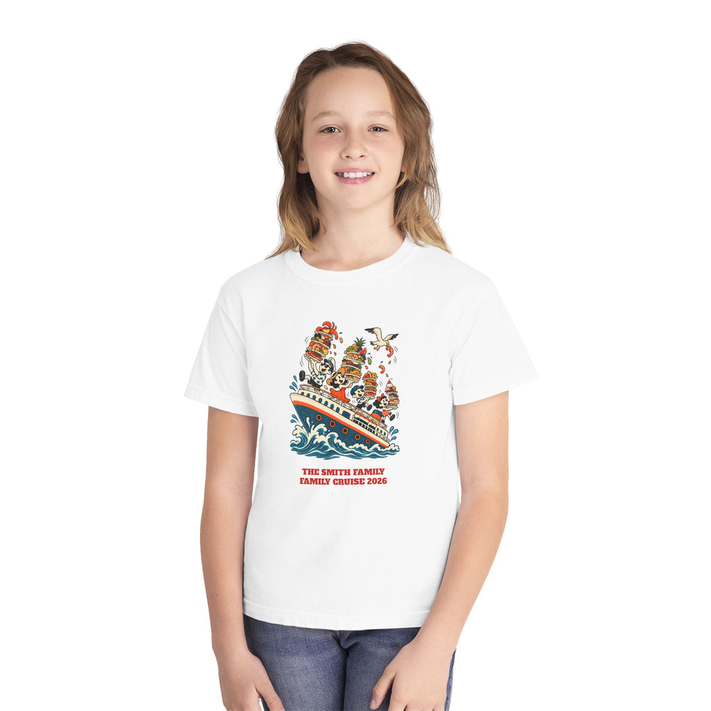 Custom Kids Cruise Buffet Ship Shirt