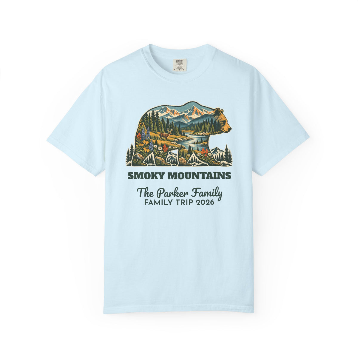 Custom National Park Bear Tee