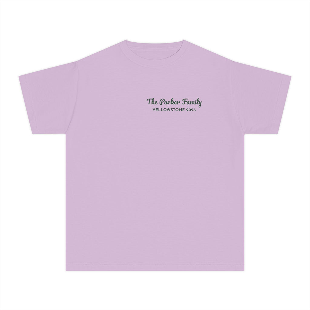 Custom Kids Yellowstone Scavenger Hunt Tee