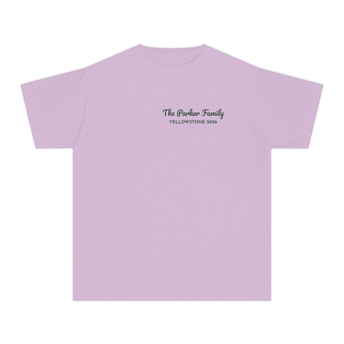 Custom Kids Yellowstone Scavenger Hunt Tee