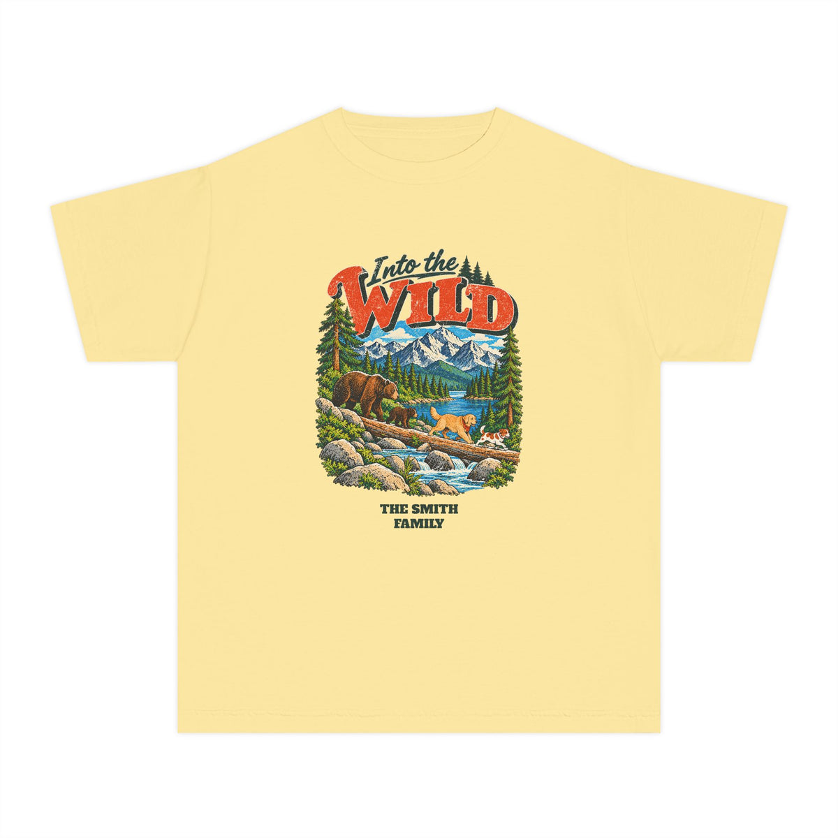 Custom Kids Into the Wild Hiking Shirt