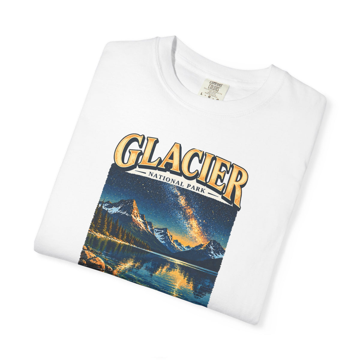 Custom Glacier National Park Night Sky Shirt