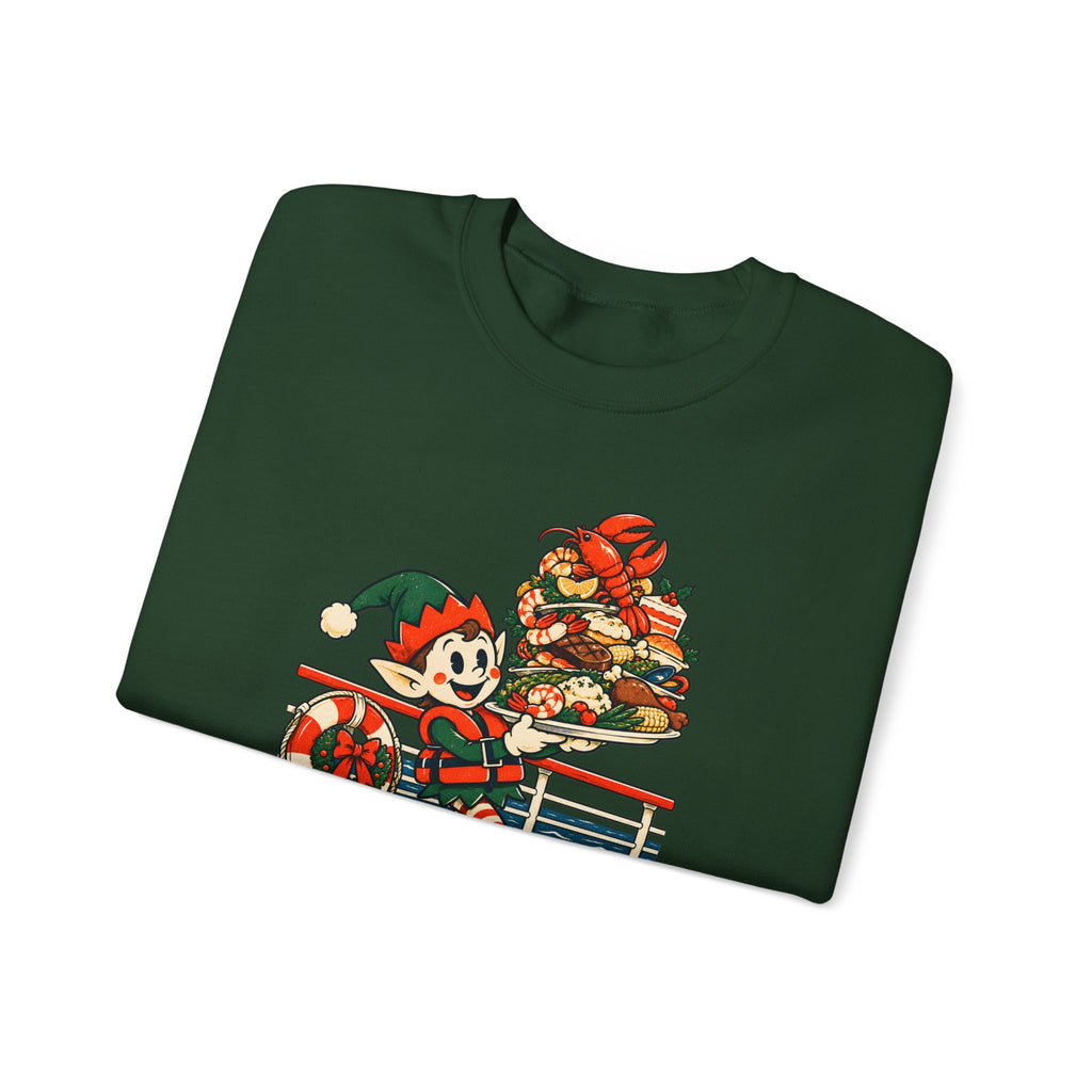 Custom Elf Cruise Buffet Christmas Sweatshirt