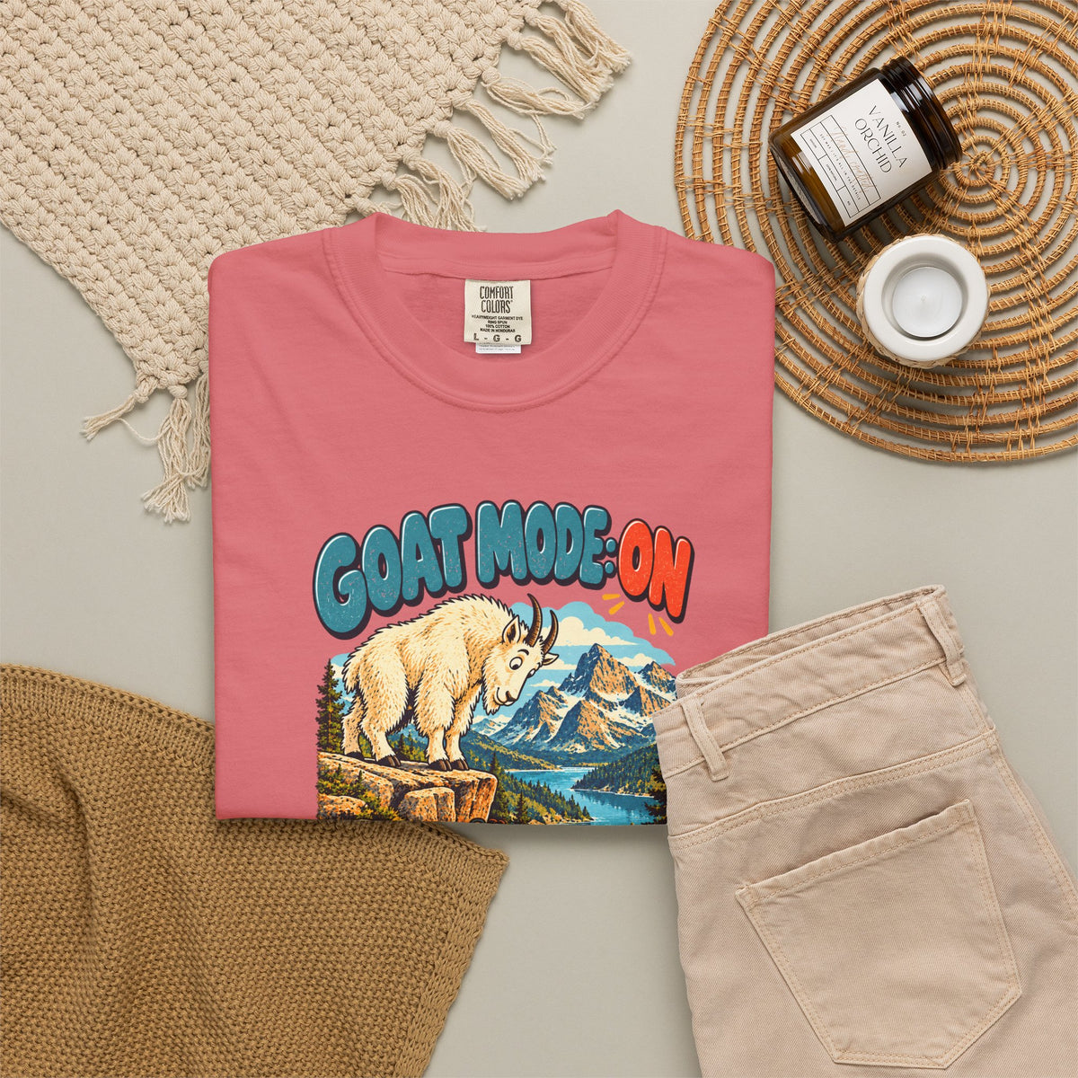 Custom Glacier National Park Funny Goat Mode Shirt