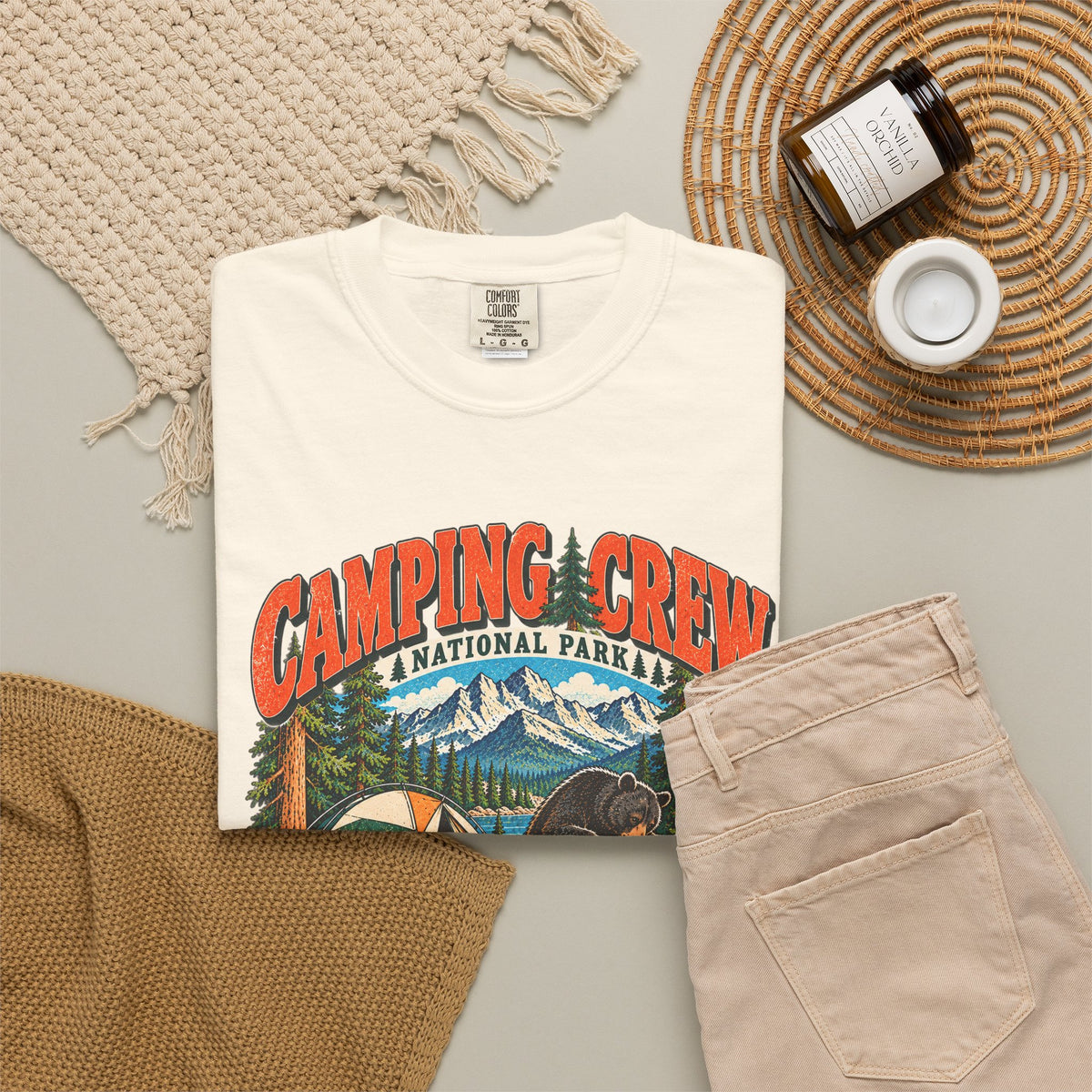 Custom Camping Crew Family Camping Shirt