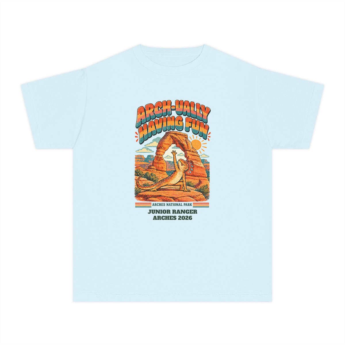 Custom Kids Arches National Park Arch-ually Having Fun Shirt