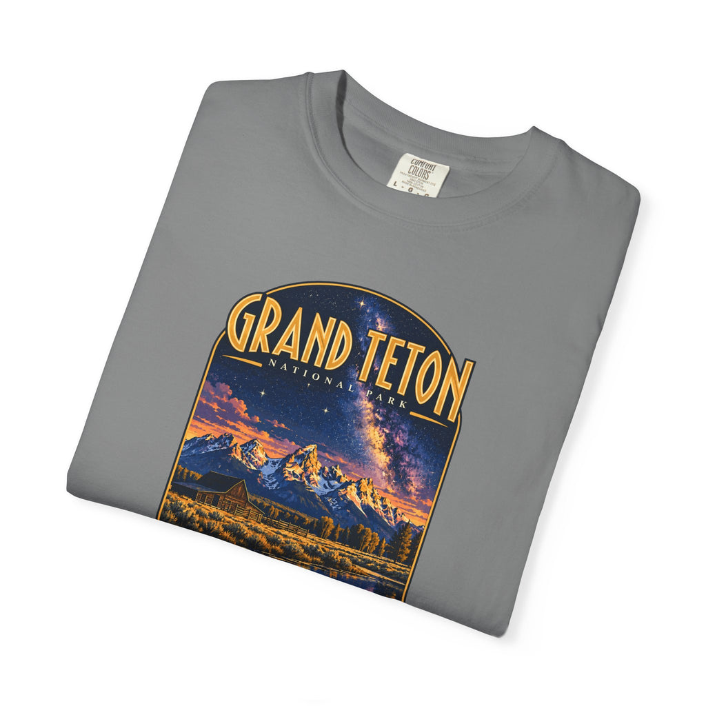 Custom Grand Teton National Park Night Sky Shirt