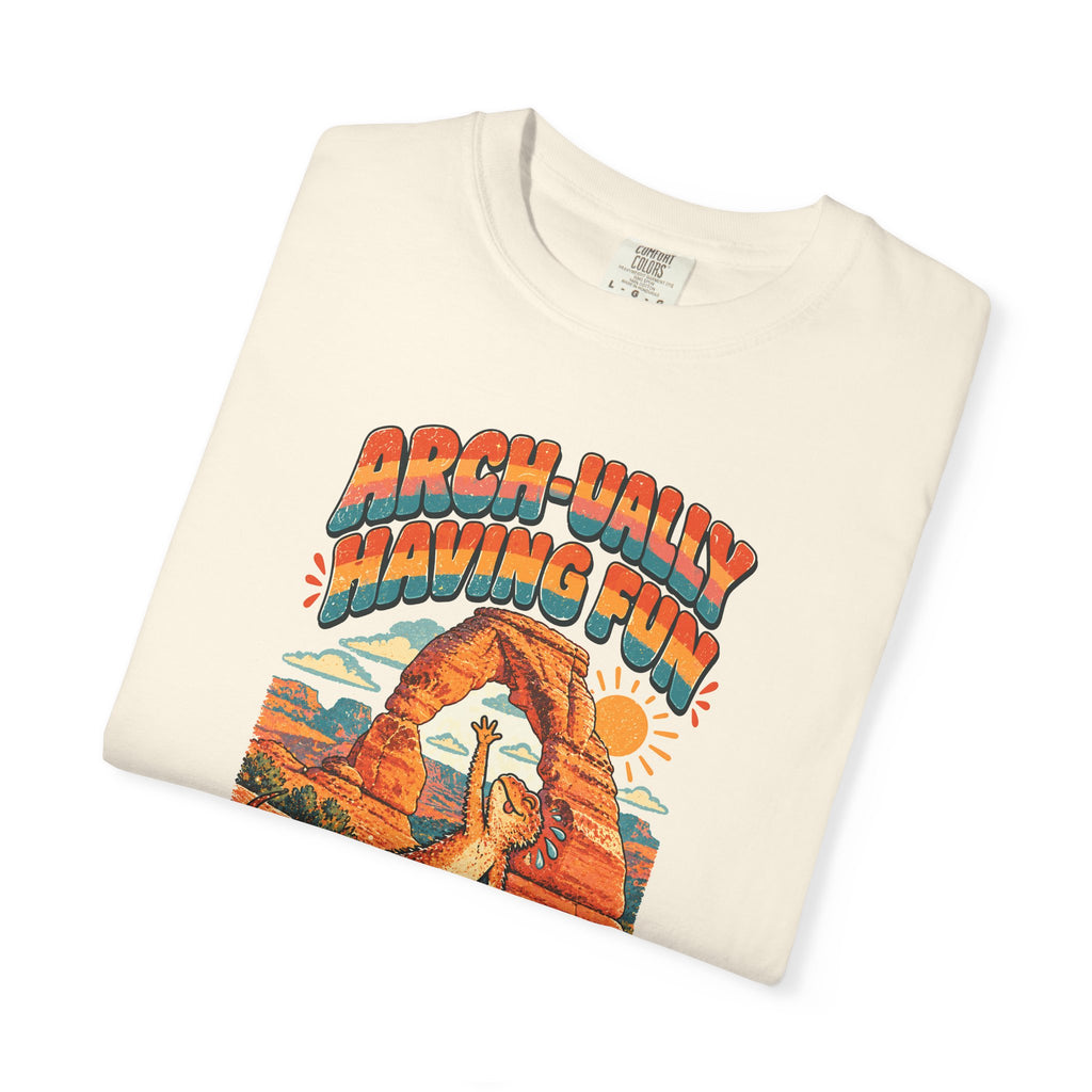 Custom Arches National Park Arch-ually Having Fun Shirt