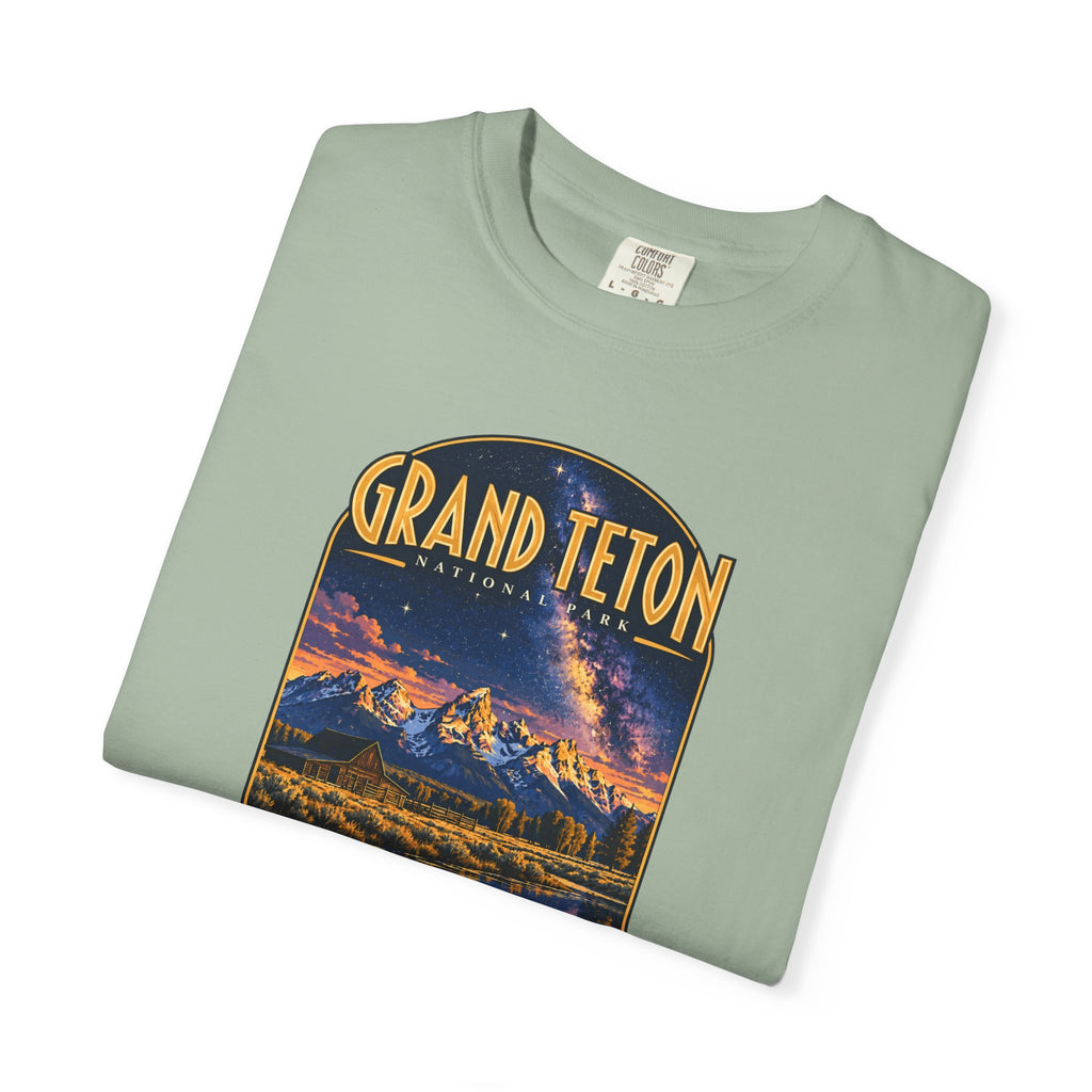 Custom Grand Teton National Park Night Sky Shirt
