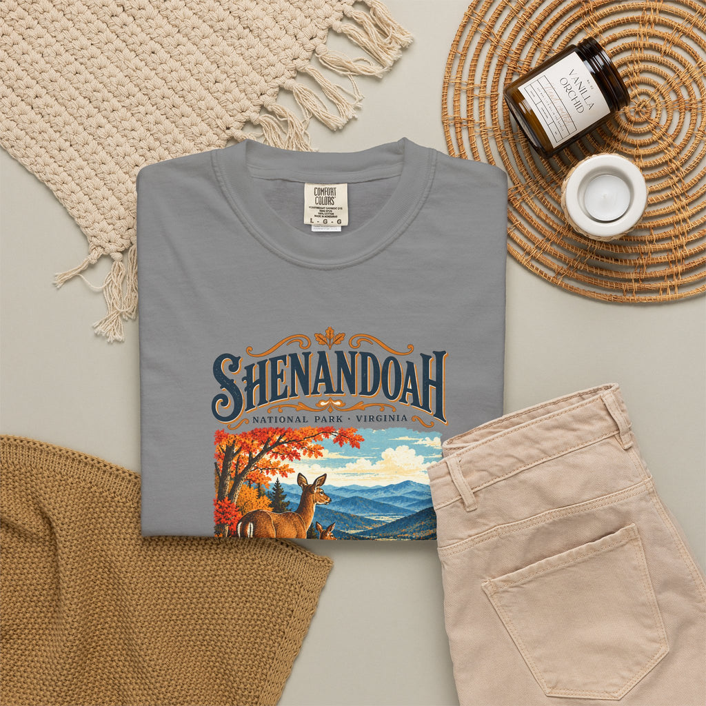 Custom Shenandoah National Park Vintage Deer Shirt