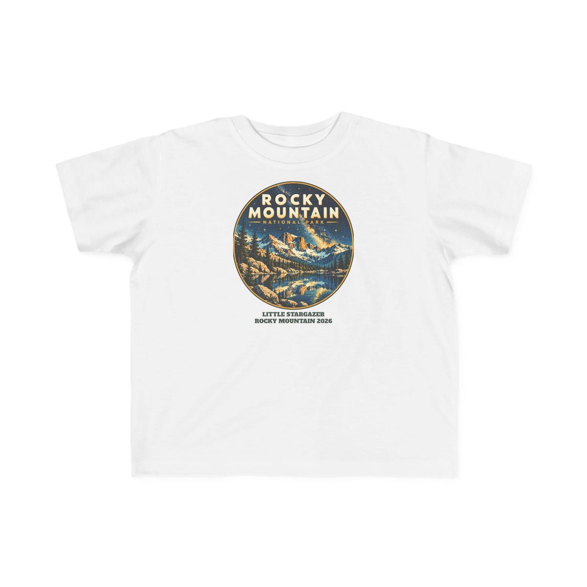 Custom Toddler Rocky Mountain National Park Night Sky Shirt