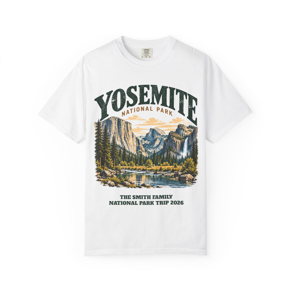 Custom Yosemite National Park Family Trip Shirt