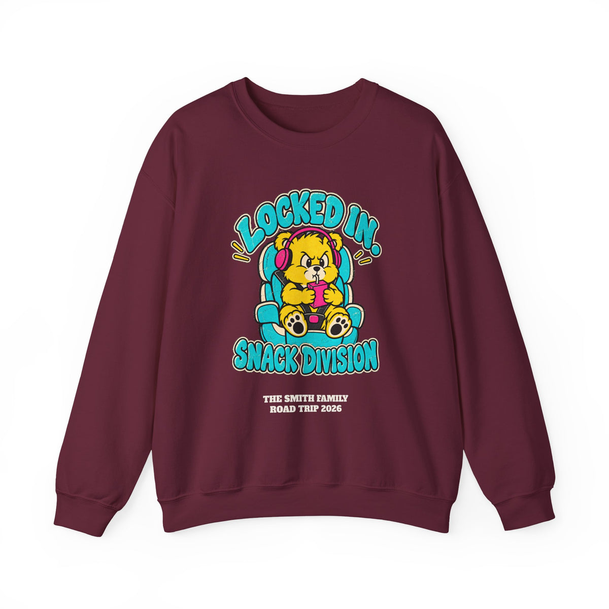 Custom Snack Division Road Trip Sweatshirt