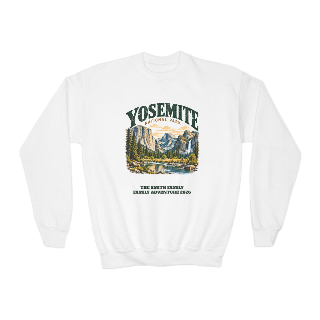 Custom Kids Yosemite National Park Sweatshirt