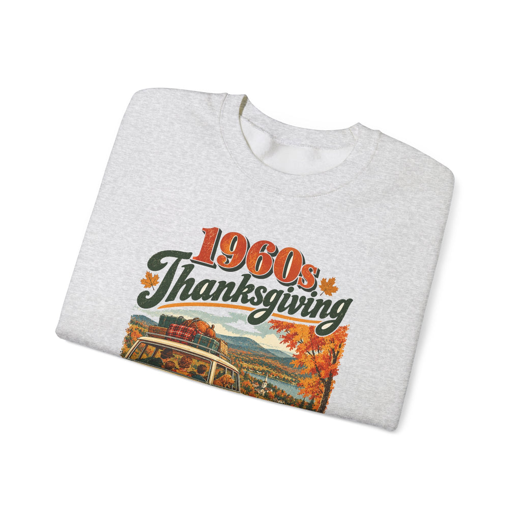 Custom 1960s Thanksgiving Family Road Trip Sweatshirt