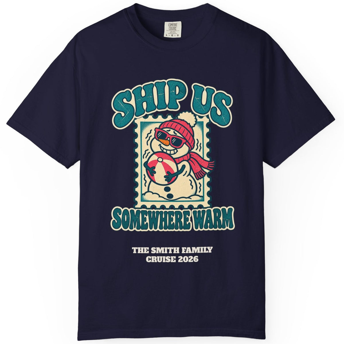 Custom Ship Us Somewhere Warm Cruise Shirt