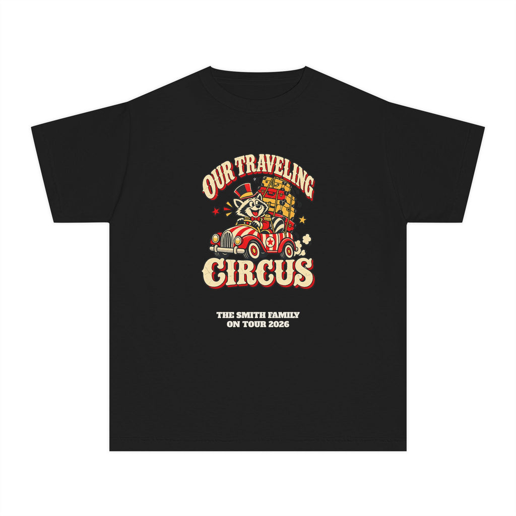 Custom Kids Our Traveling Circus Family Trip Shirt