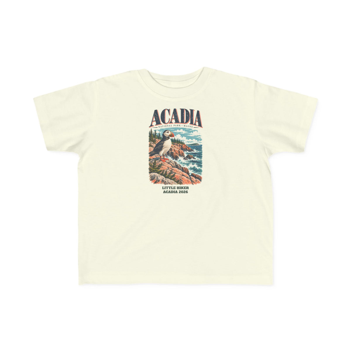 Custom Toddler Acadia National Park Puffin Shirt