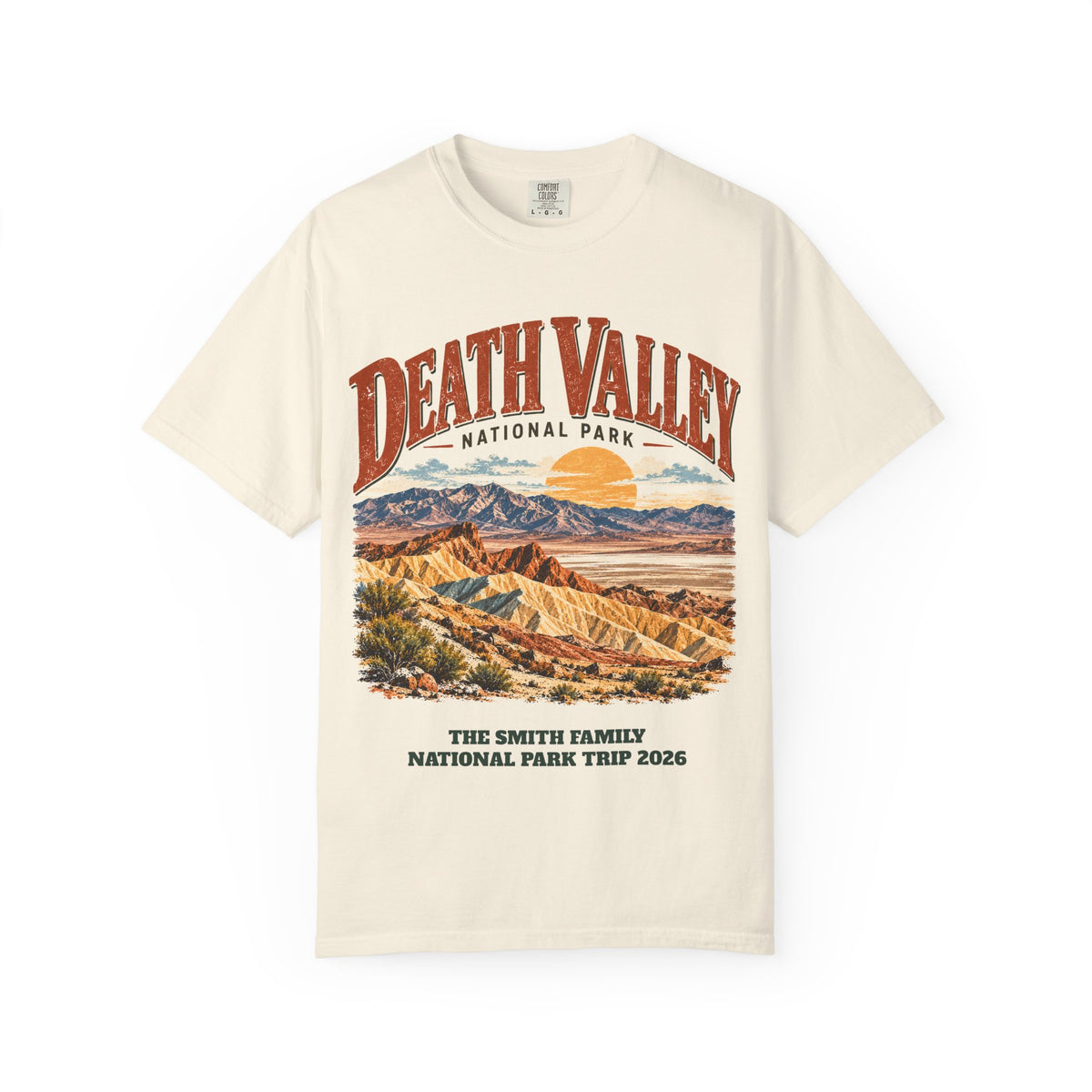 Custom Death Valley National Park Family Trip Shirt