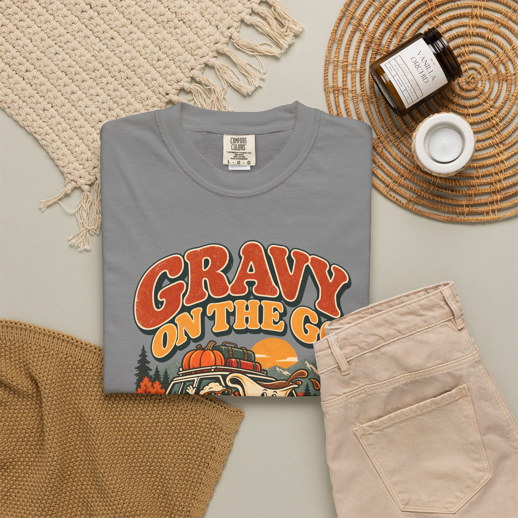 Custom Gravy On The Go Thanksgiving Road Trip Shirt