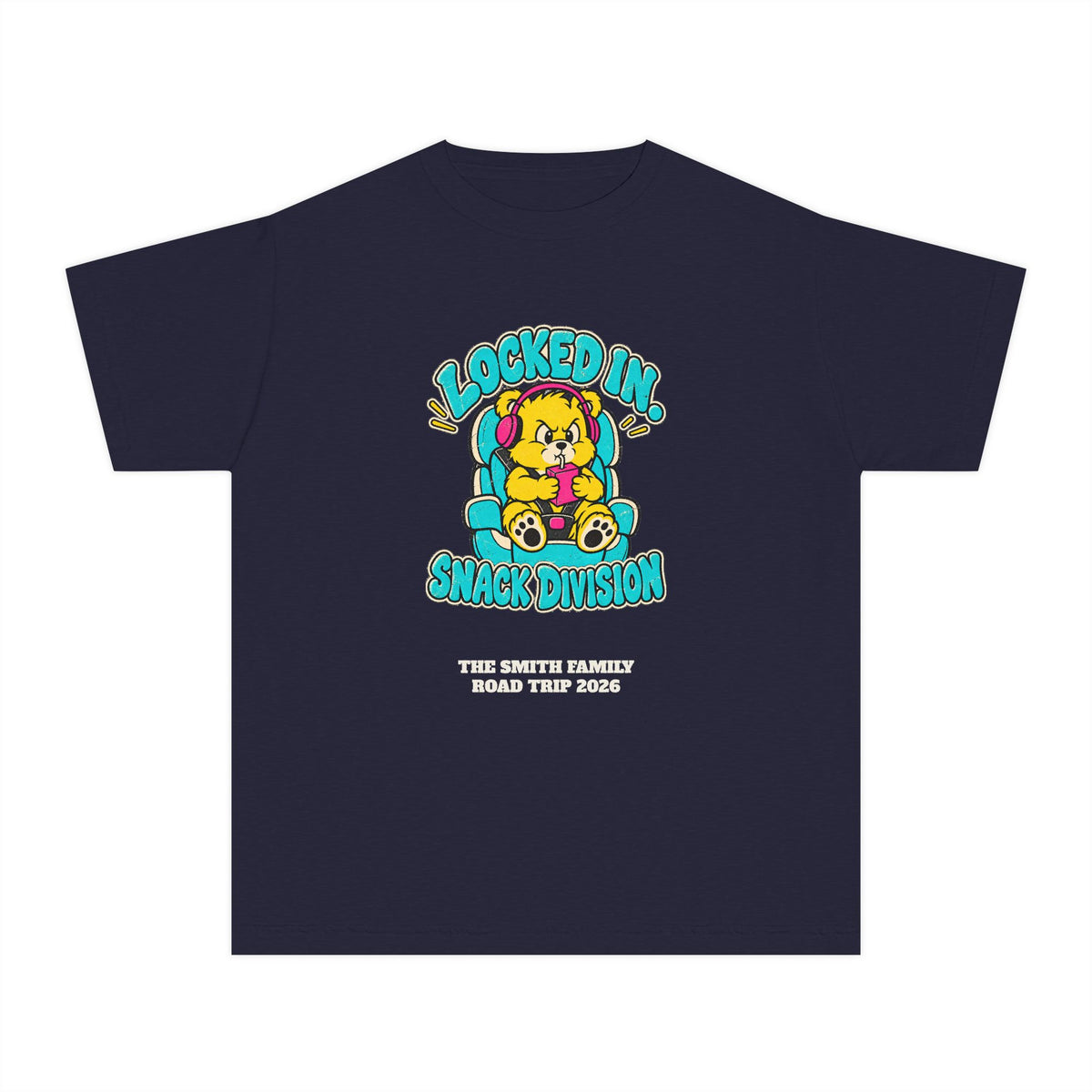 Custom Kids Snack Division Road Trip Shirt