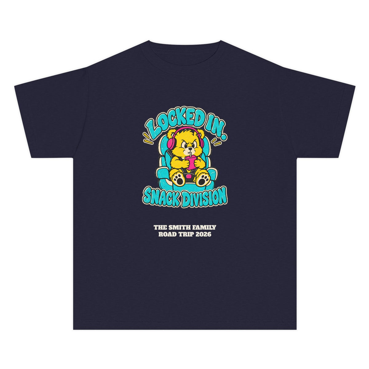Custom Kids Snack Division Road Trip Shirt