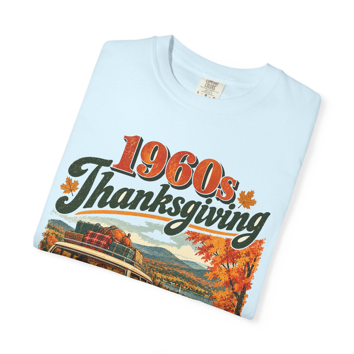 Custom 1960s Thanksgiving Family Road Trip Shirt