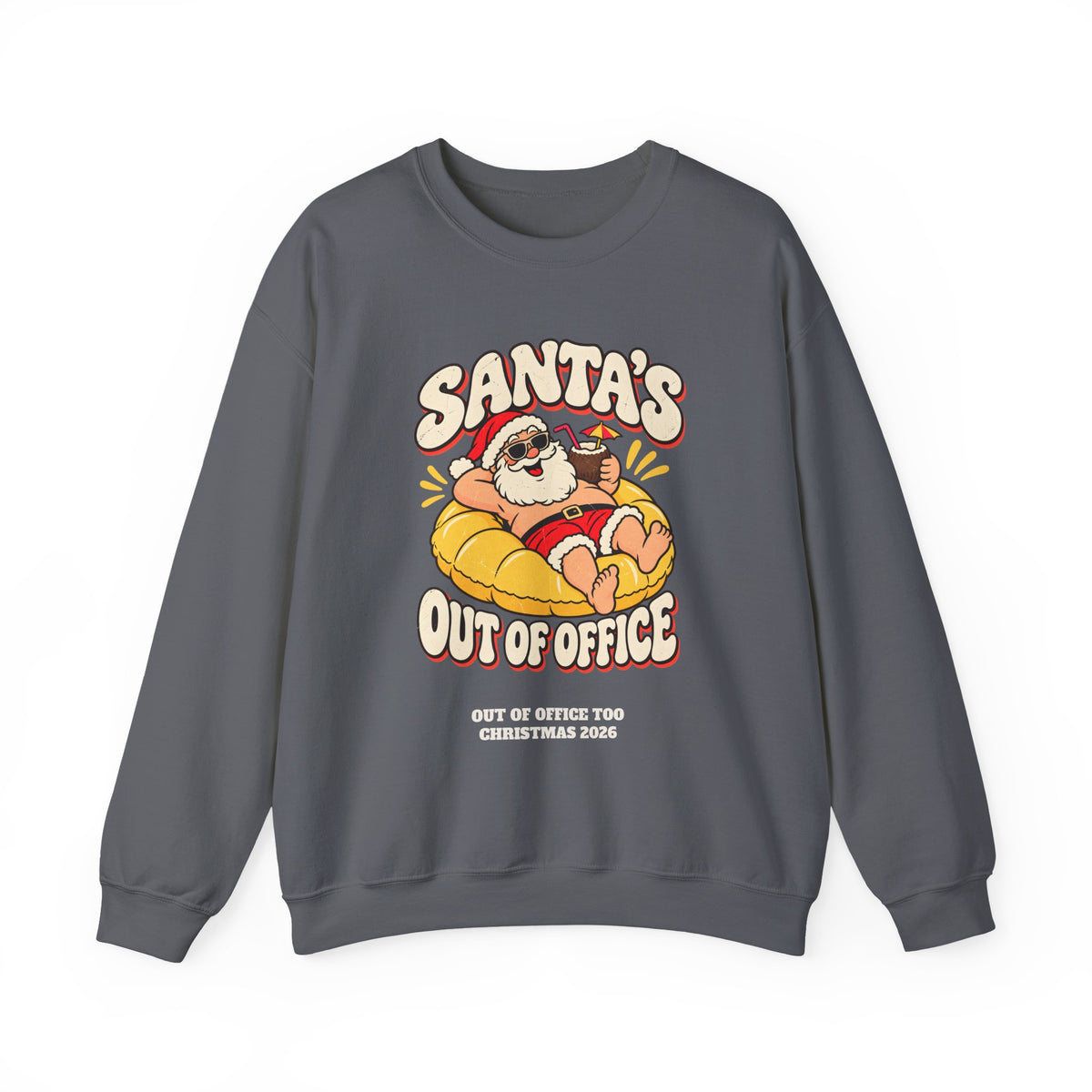 Custom Santa's Out Of Office Christmas Sweatshirt