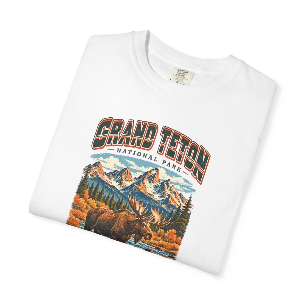 Custom Grand Teton National Park Vintage Moose Shirt