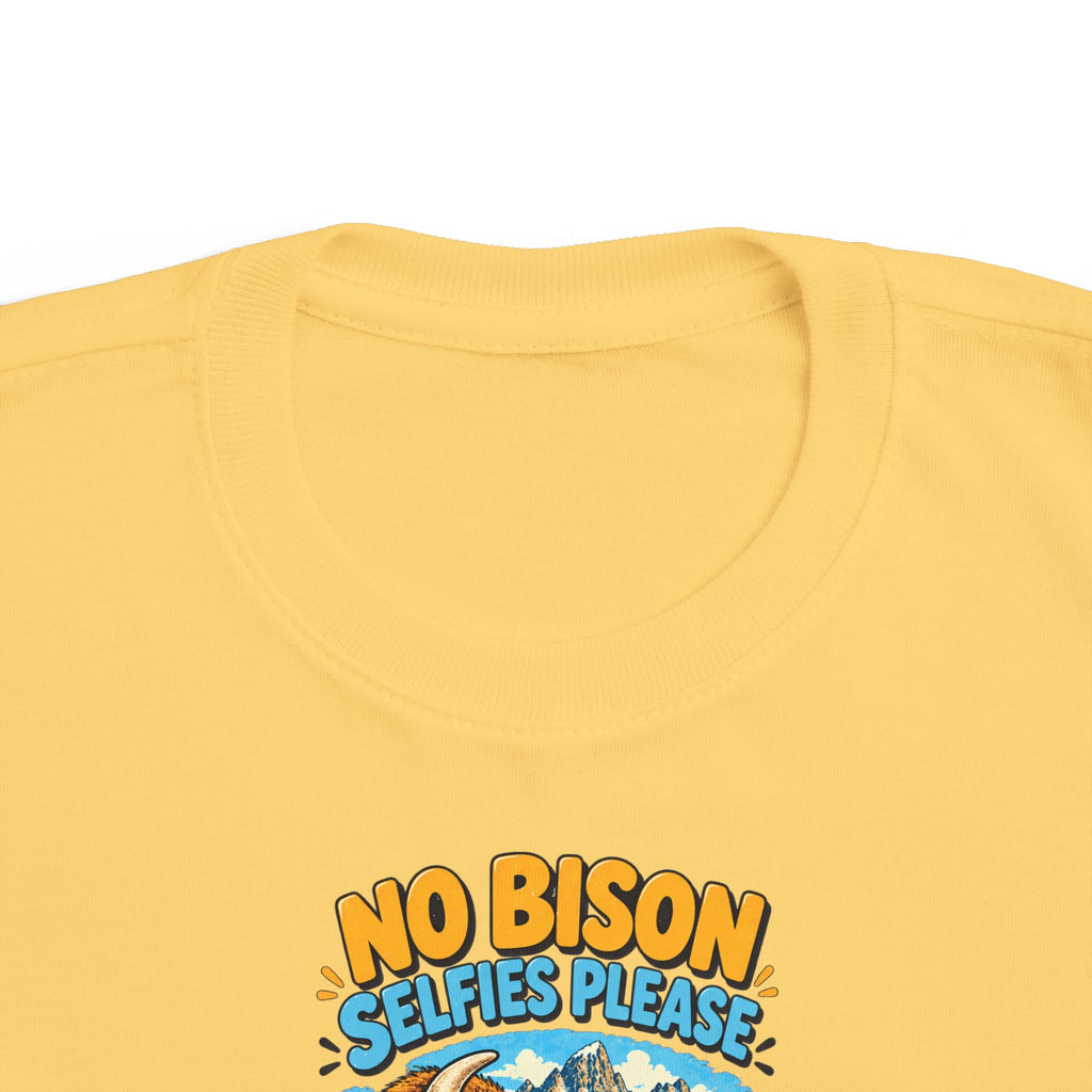 Custom Toddler Grand Teton National Park Funny Bison Shirt
