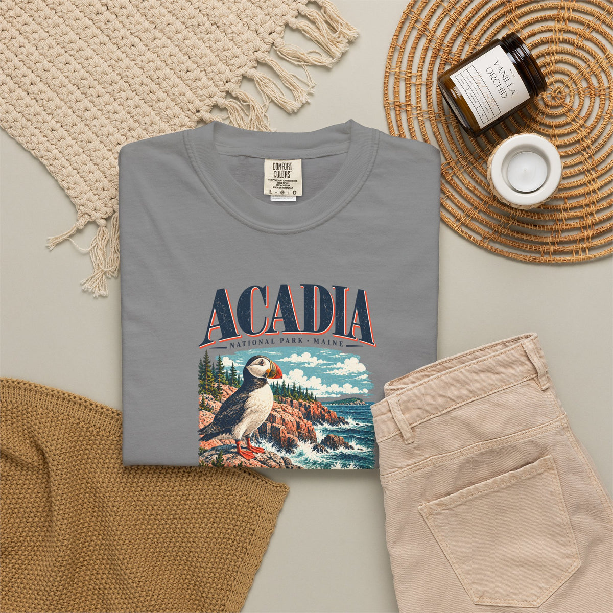 Custom Acadia National Park Puffin Shirt