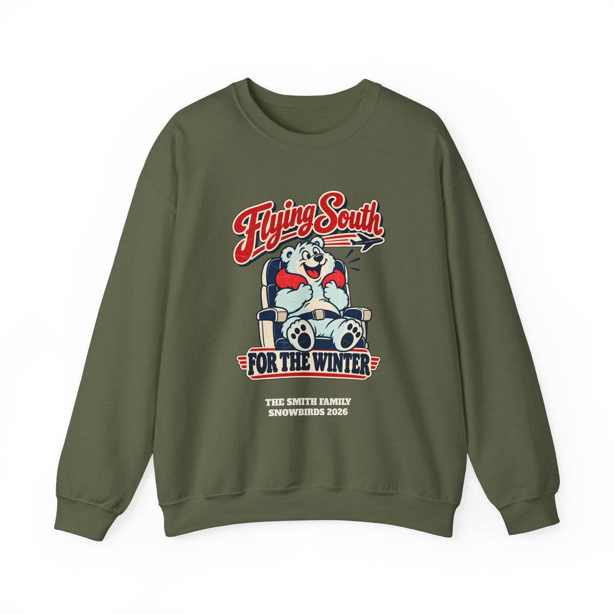 Custom Flying South for the Winter Sweatshirt