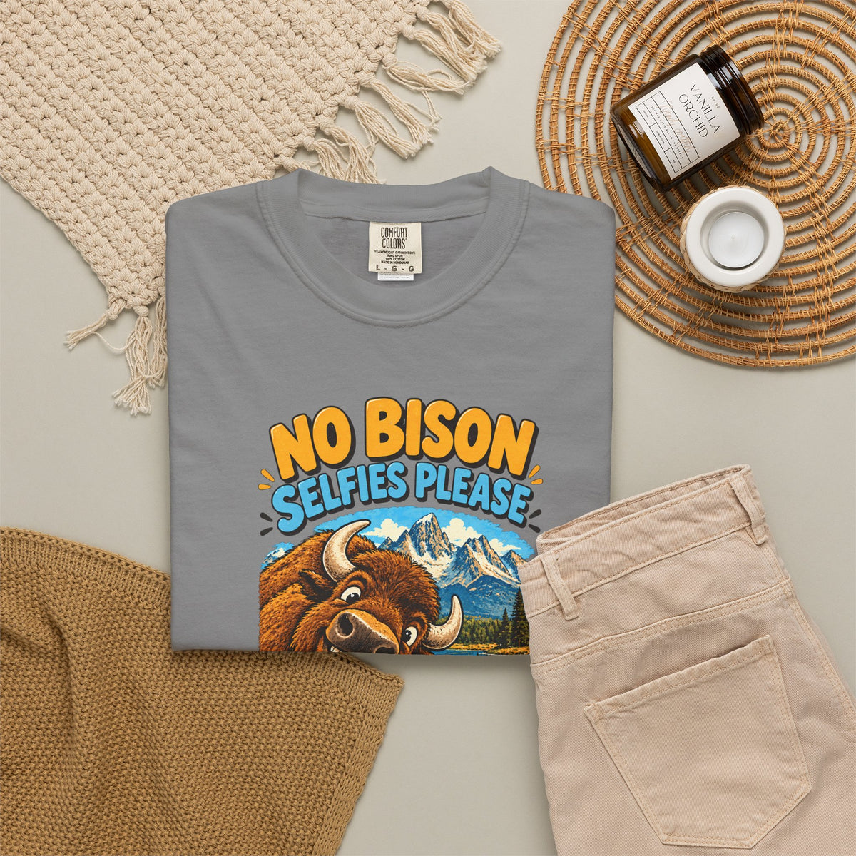 Custom Grand Teton National Park Funny Bison Shirt