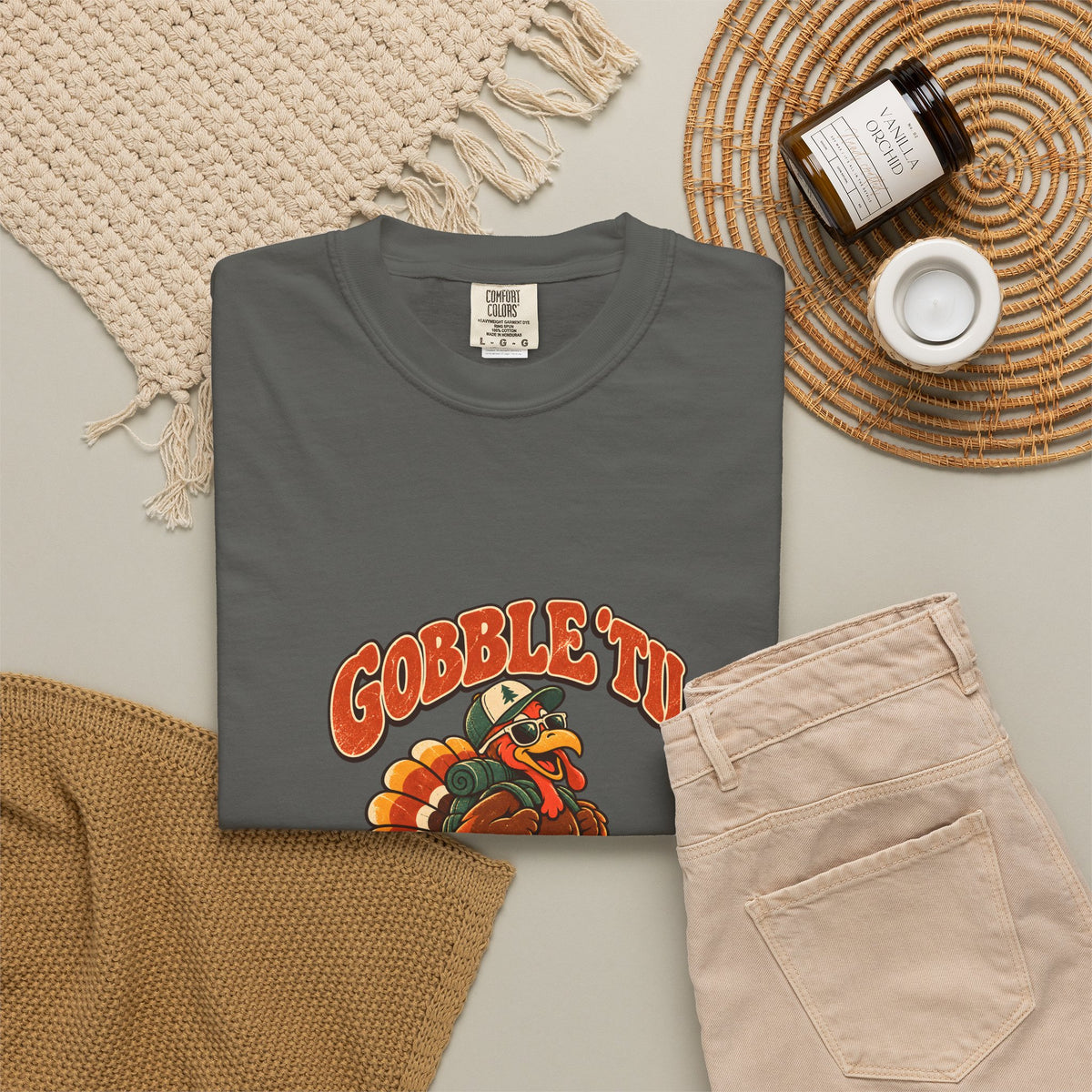 Custom Gobble 'Til You Wobble Thanksgiving Shirt