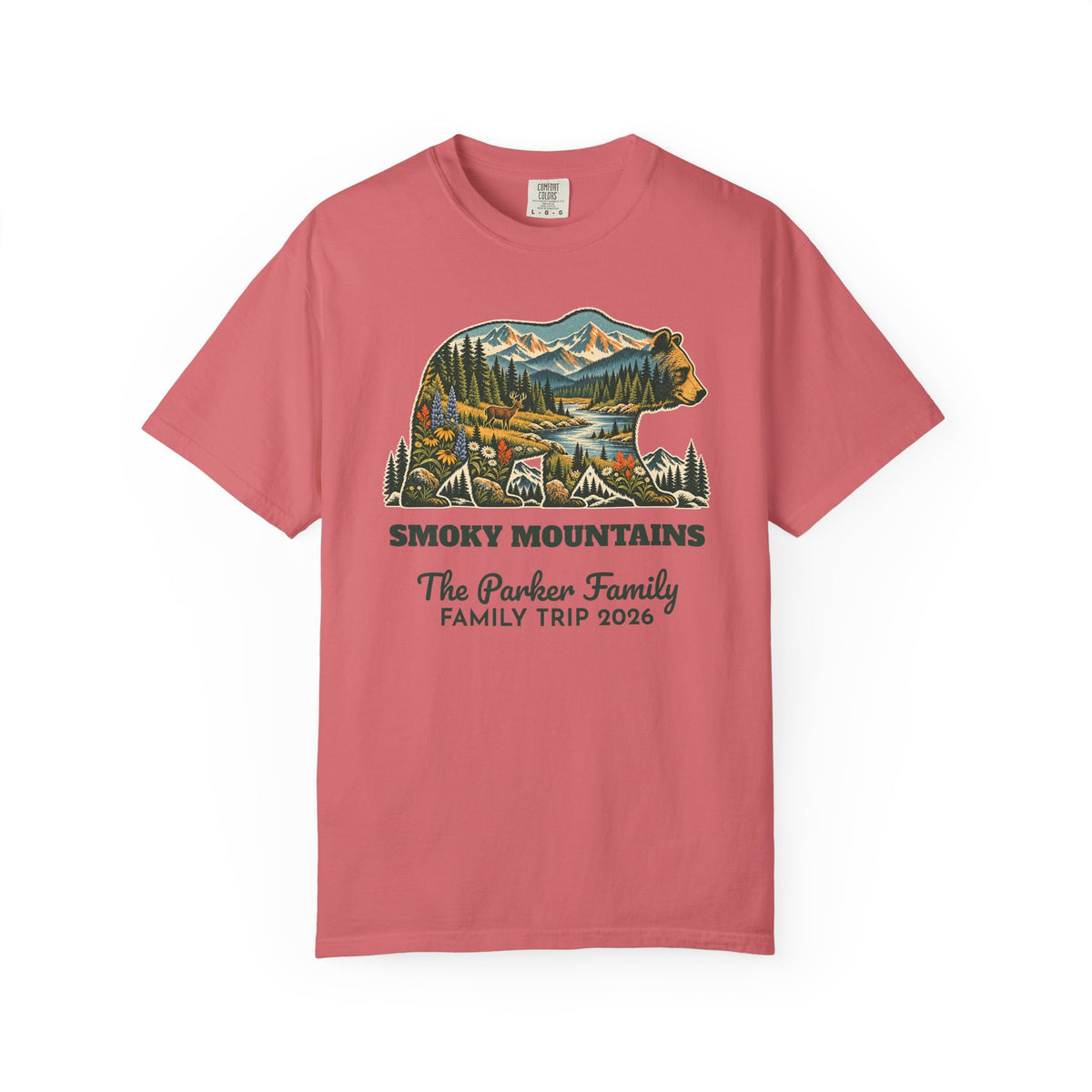 Custom National Park Bear Tee