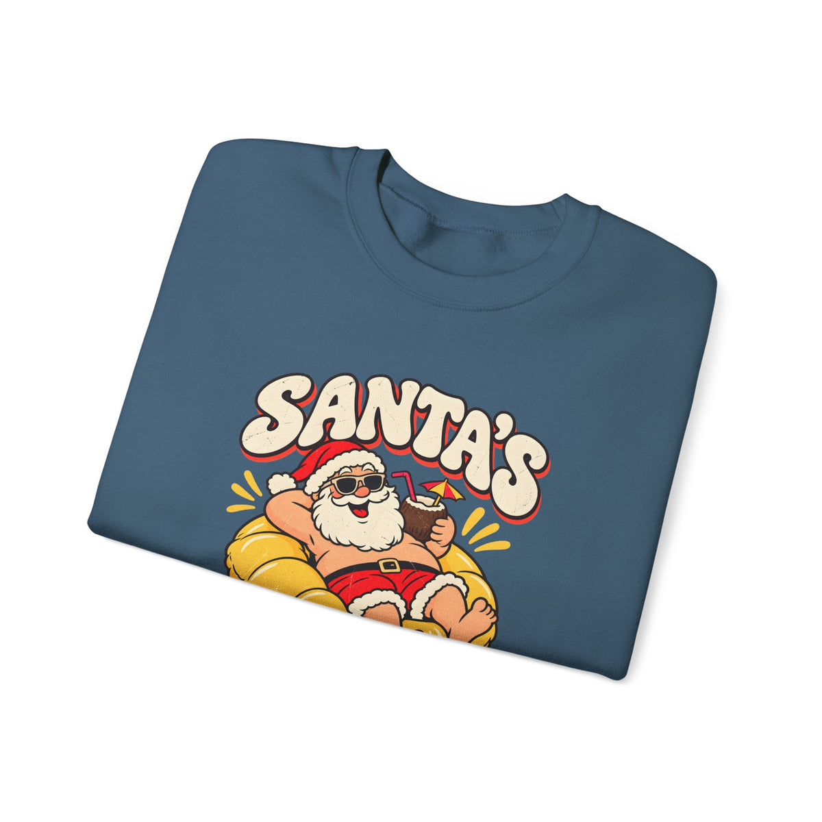 Custom Santa's Out Of Office Christmas Sweatshirt