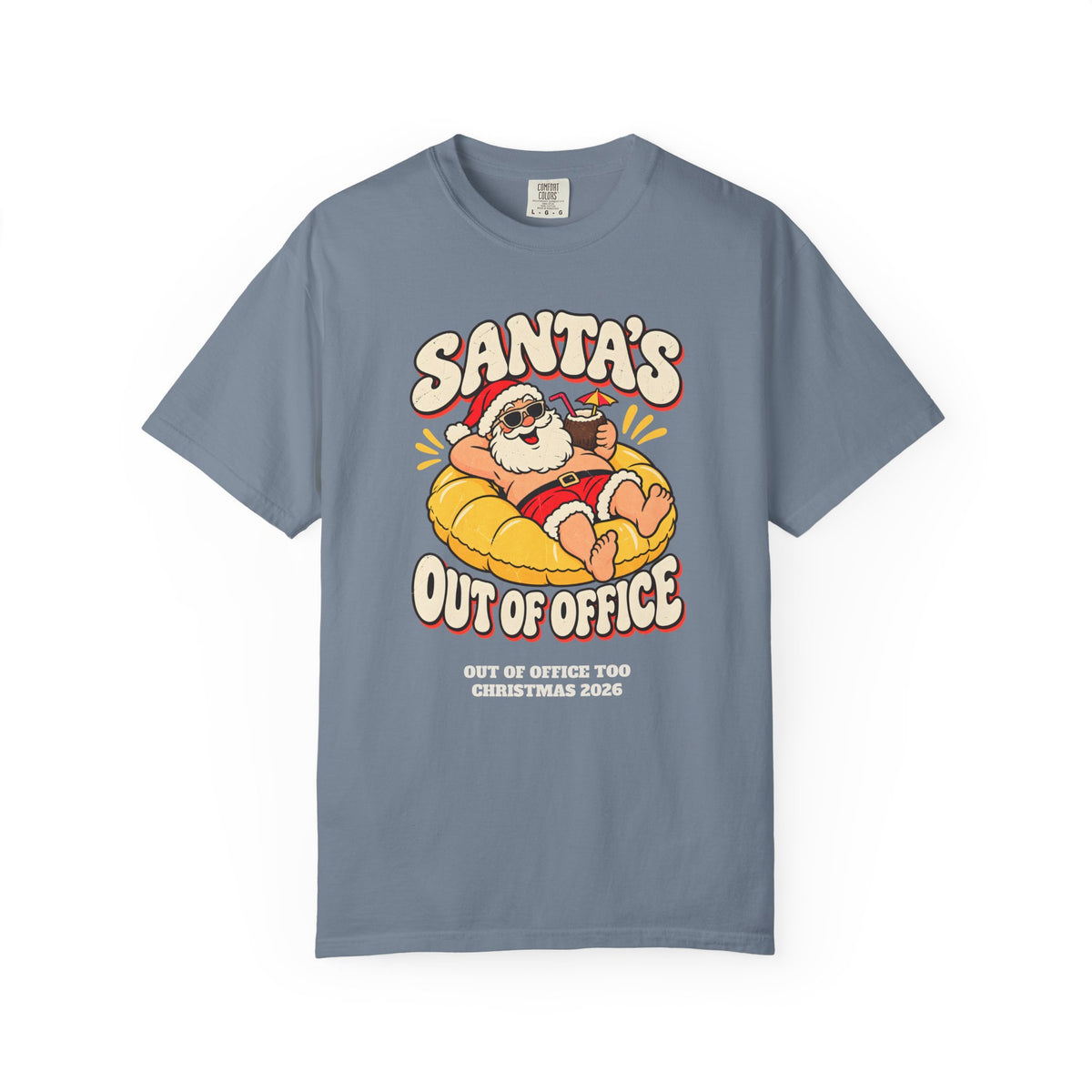 Custom Santa's Out Of Office Christmas Shirt