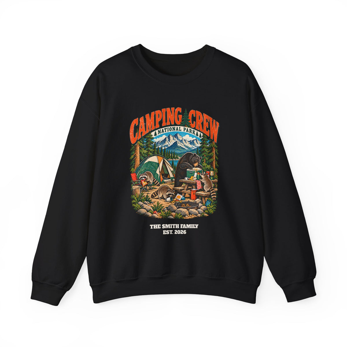 Custom Camping Crew Family Camping Sweatshirt